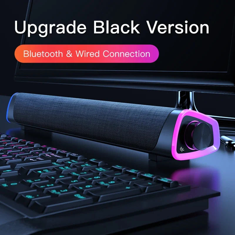 4D Stereo Soundbar & Bluetooth Computer Speaker for Desktop / Laptop