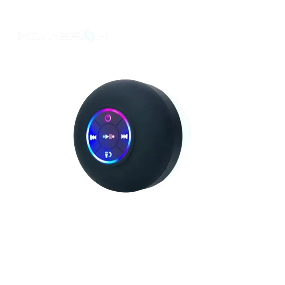 Waterproof LED Wireless Bluetooth Shower Speaker with Suction Cup