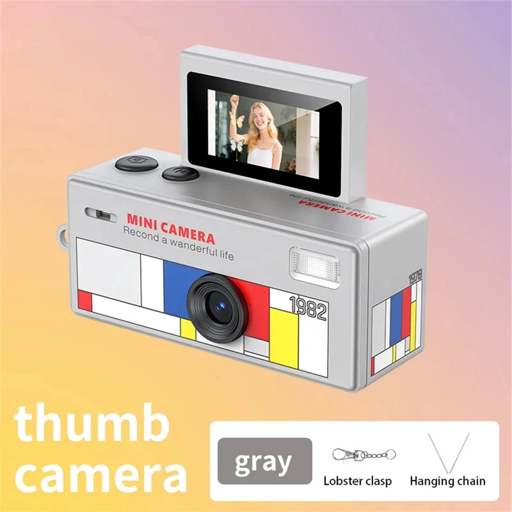 Mini Thumb Camera | Vintage 720P Retro Pocket Camera