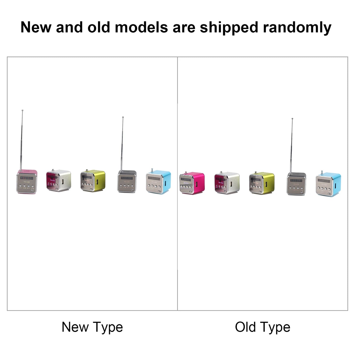 Mini Portable Speaker with FM Radio & TF Card Support