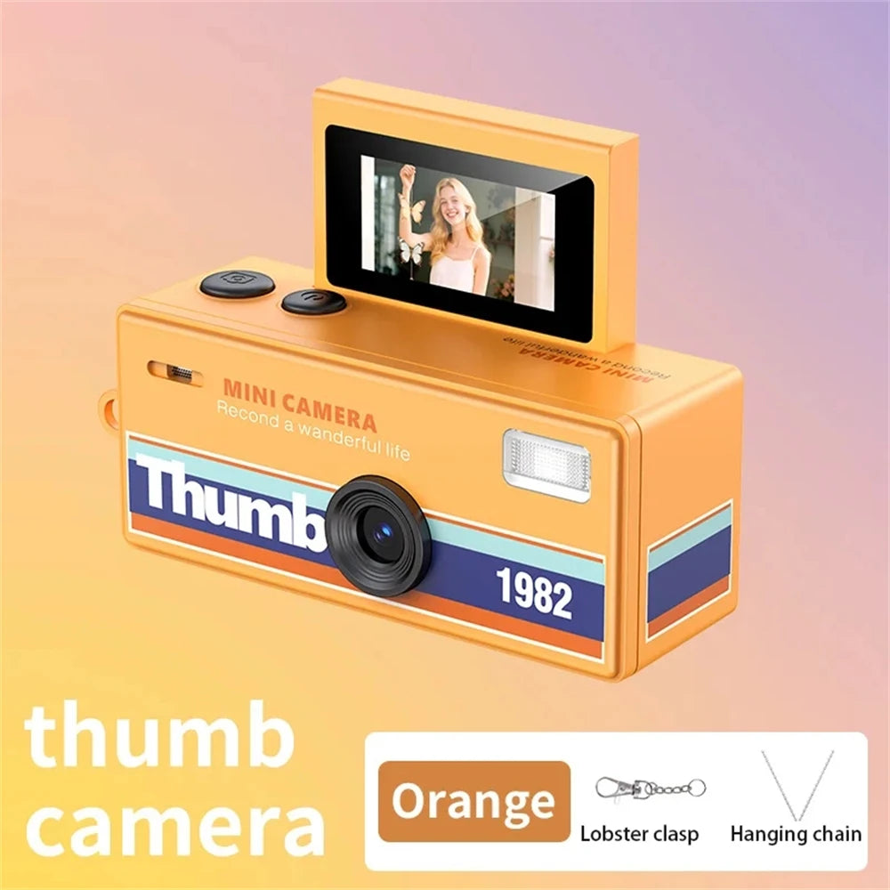 Mini Thumb Camera | Vintage 720P Retro Pocket Camera
