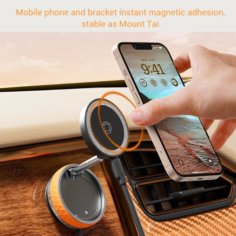 15W Foldable Magnetic Wireless Charger & Phone Stand