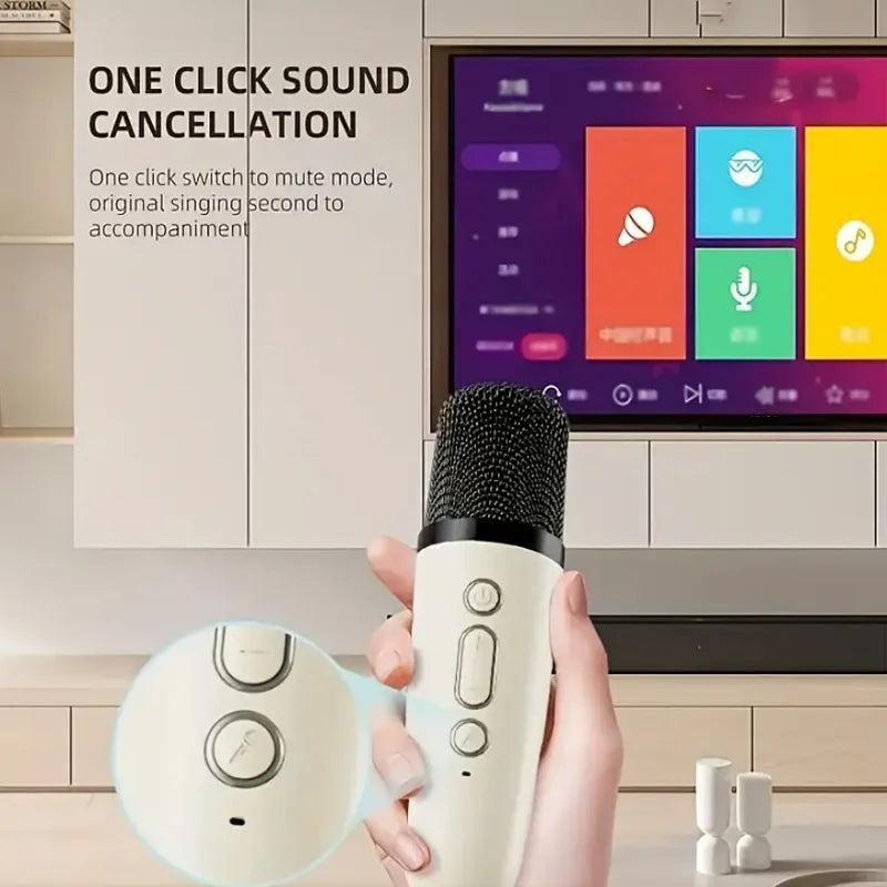 Wireless Mini KTV Karaoke Speaker with Dynamic Lights