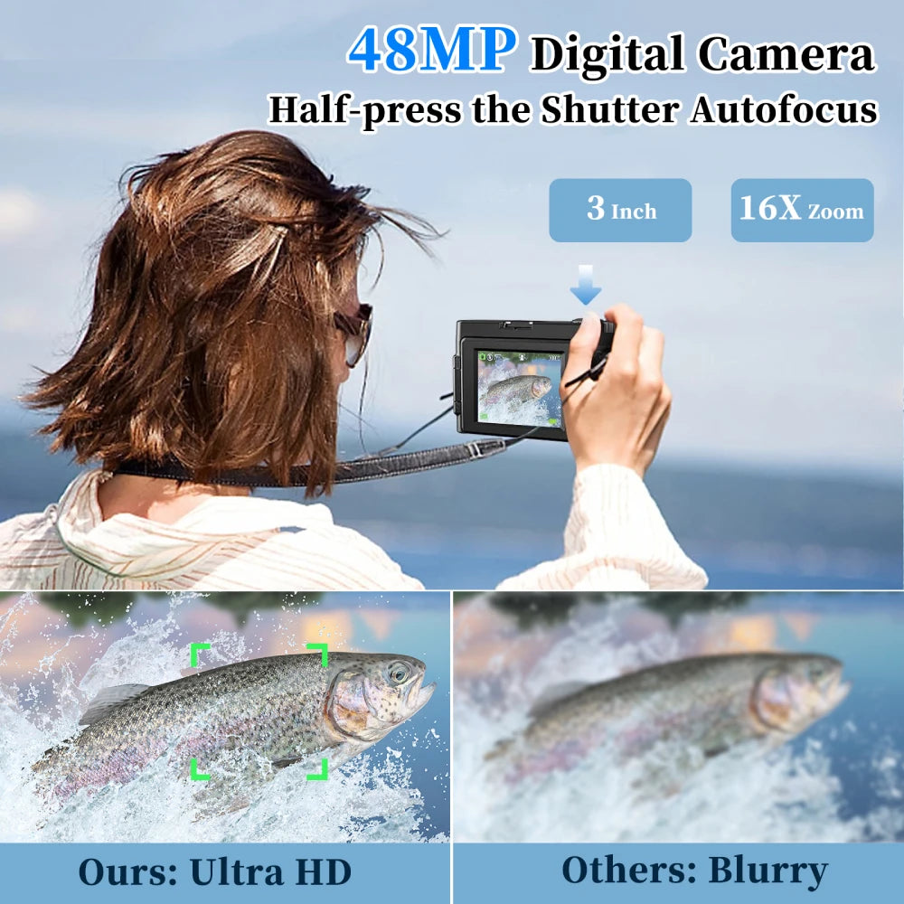 4K Vlogging Camera & Digital Photography Camera