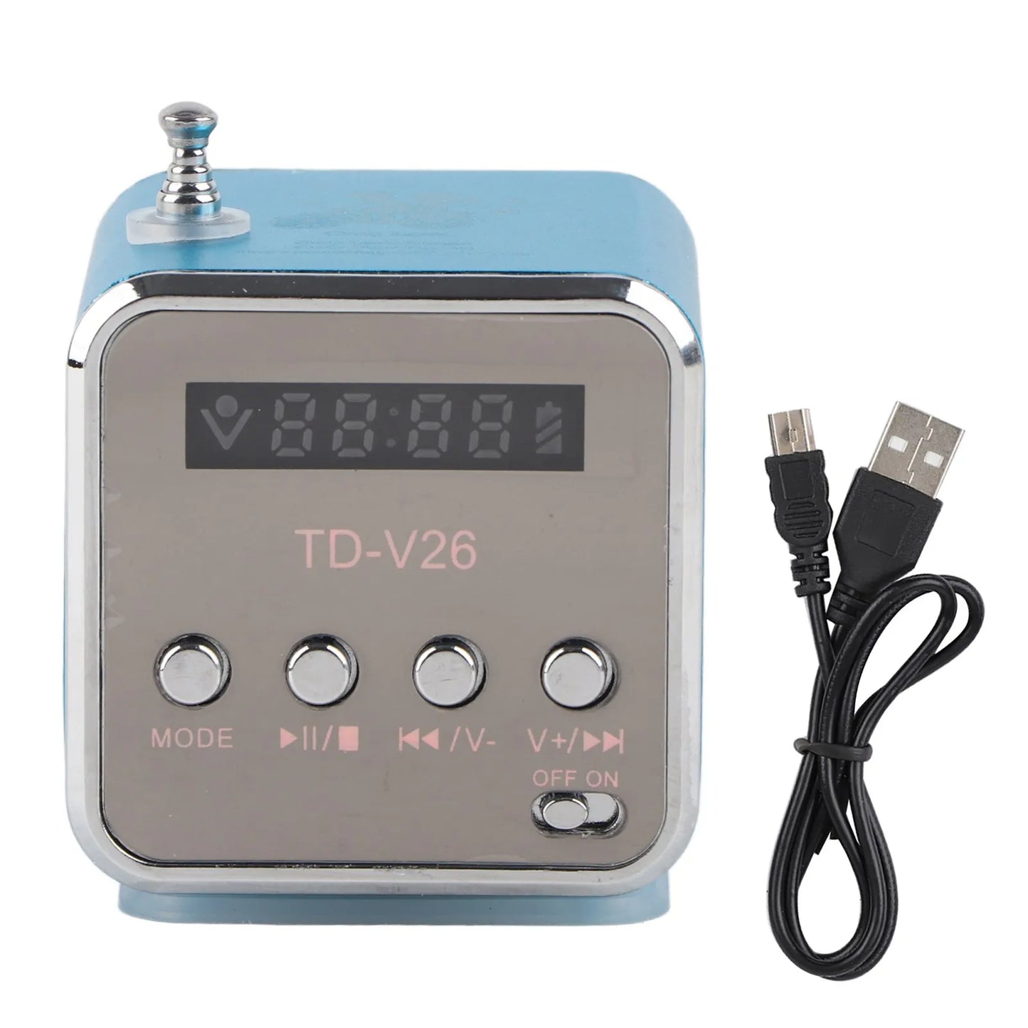 Mini Portable Speaker with FM Radio & TF Card Support