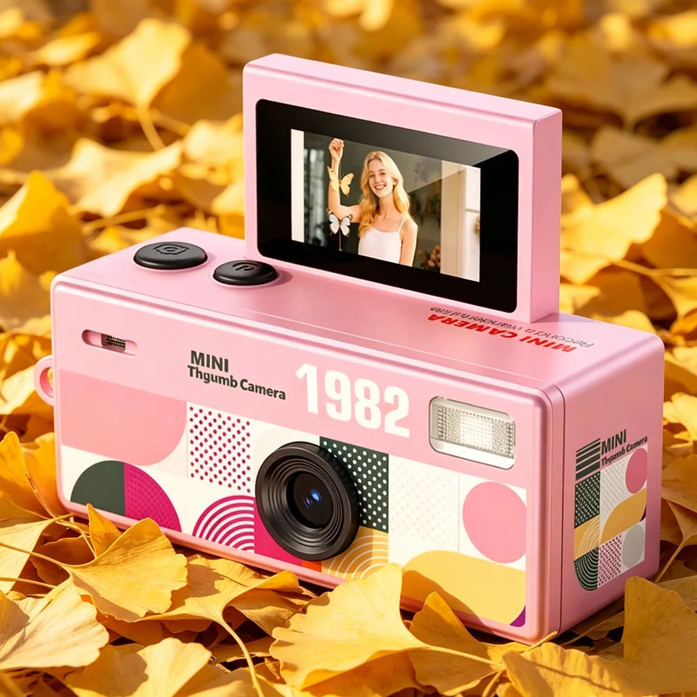 Mini Thumb Camera | Vintage 720P Retro Pocket Camera