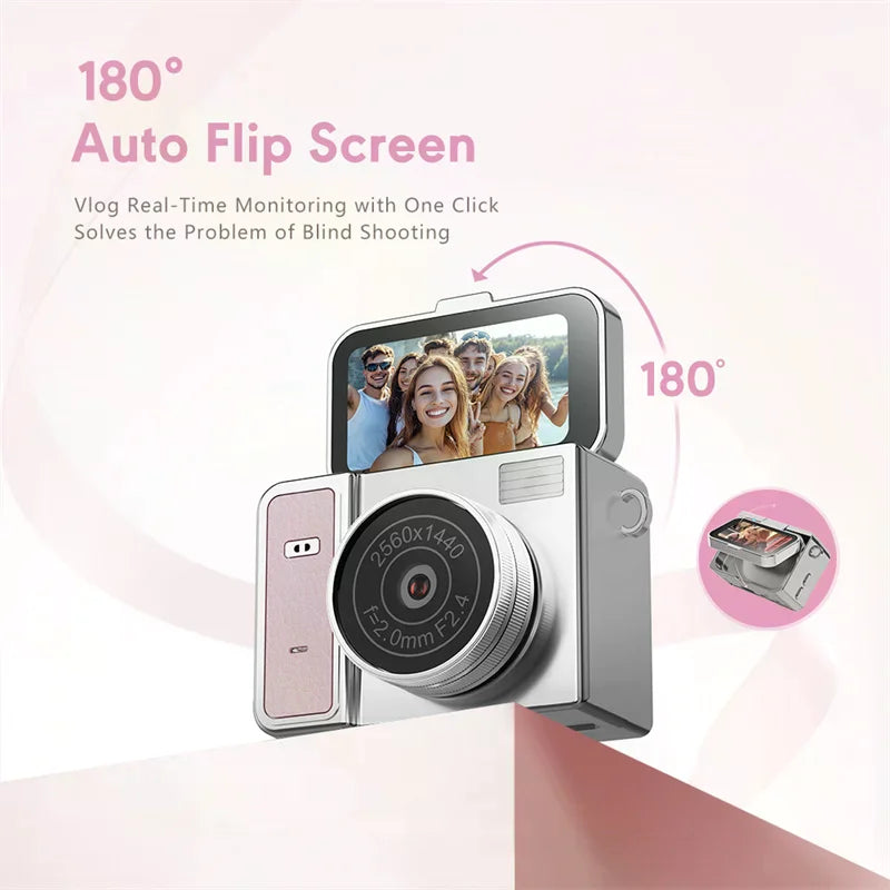 MicroSnap S162 2K Flip Screen Action Camera