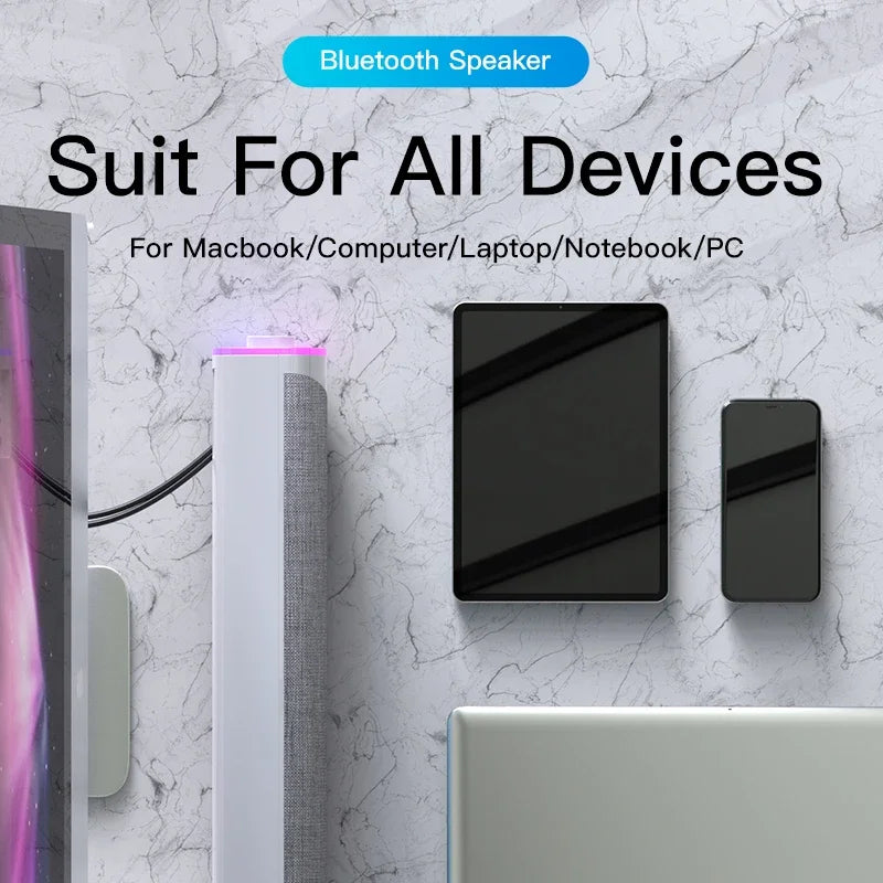 4D Stereo Soundbar & Bluetooth Computer Speaker for Desktop / Laptop