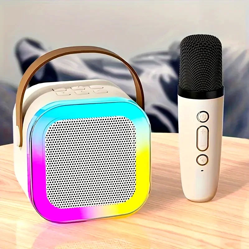 Wireless Mini KTV Karaoke Speaker with Dynamic Lights