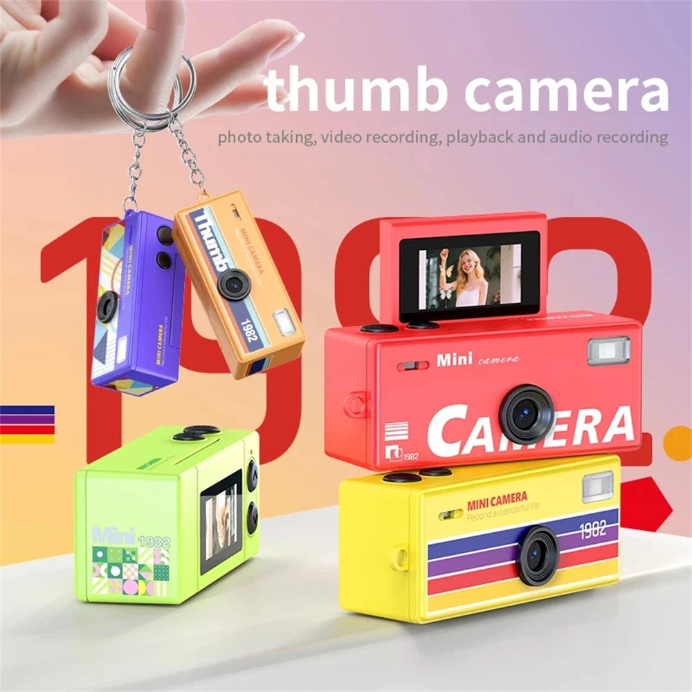Mini Thumb Camera | Vintage 720P Retro Pocket Camera