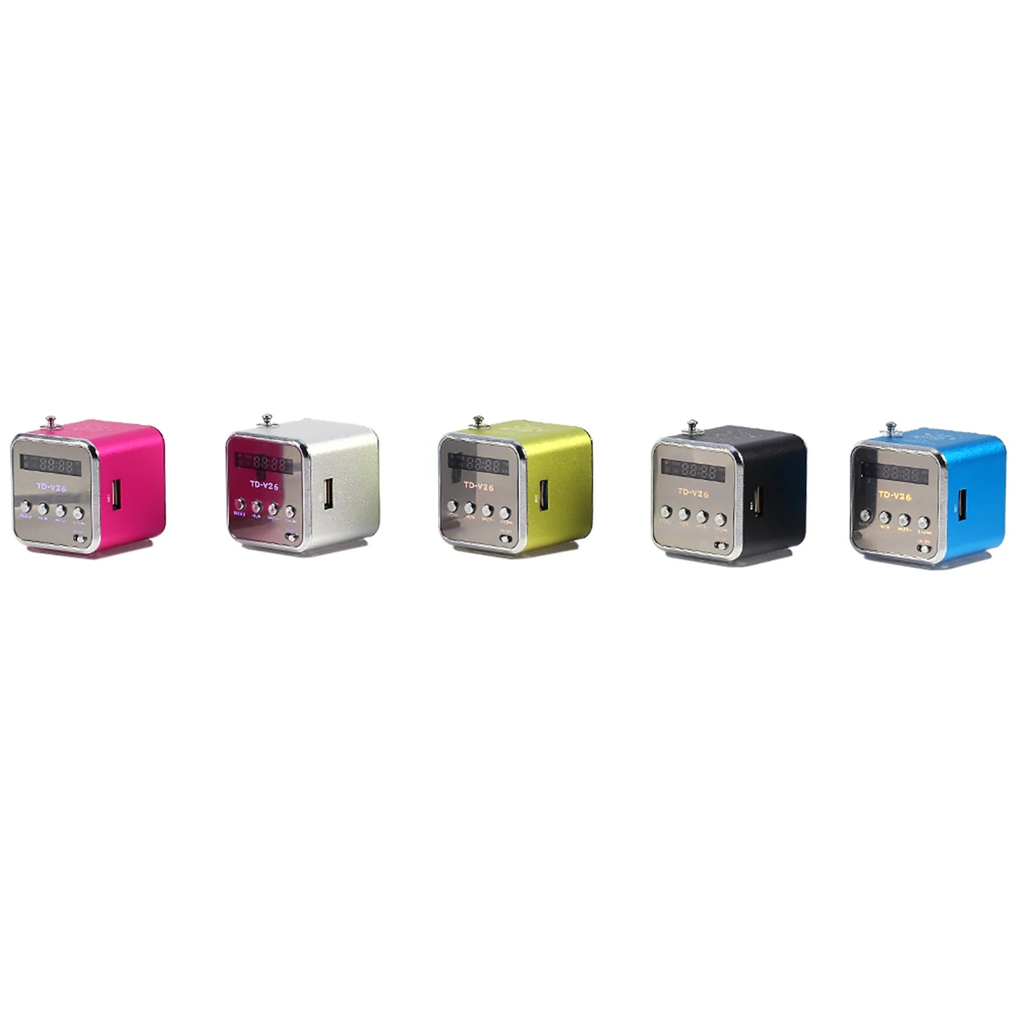 Mini Portable Speaker with FM Radio & TF Card Support