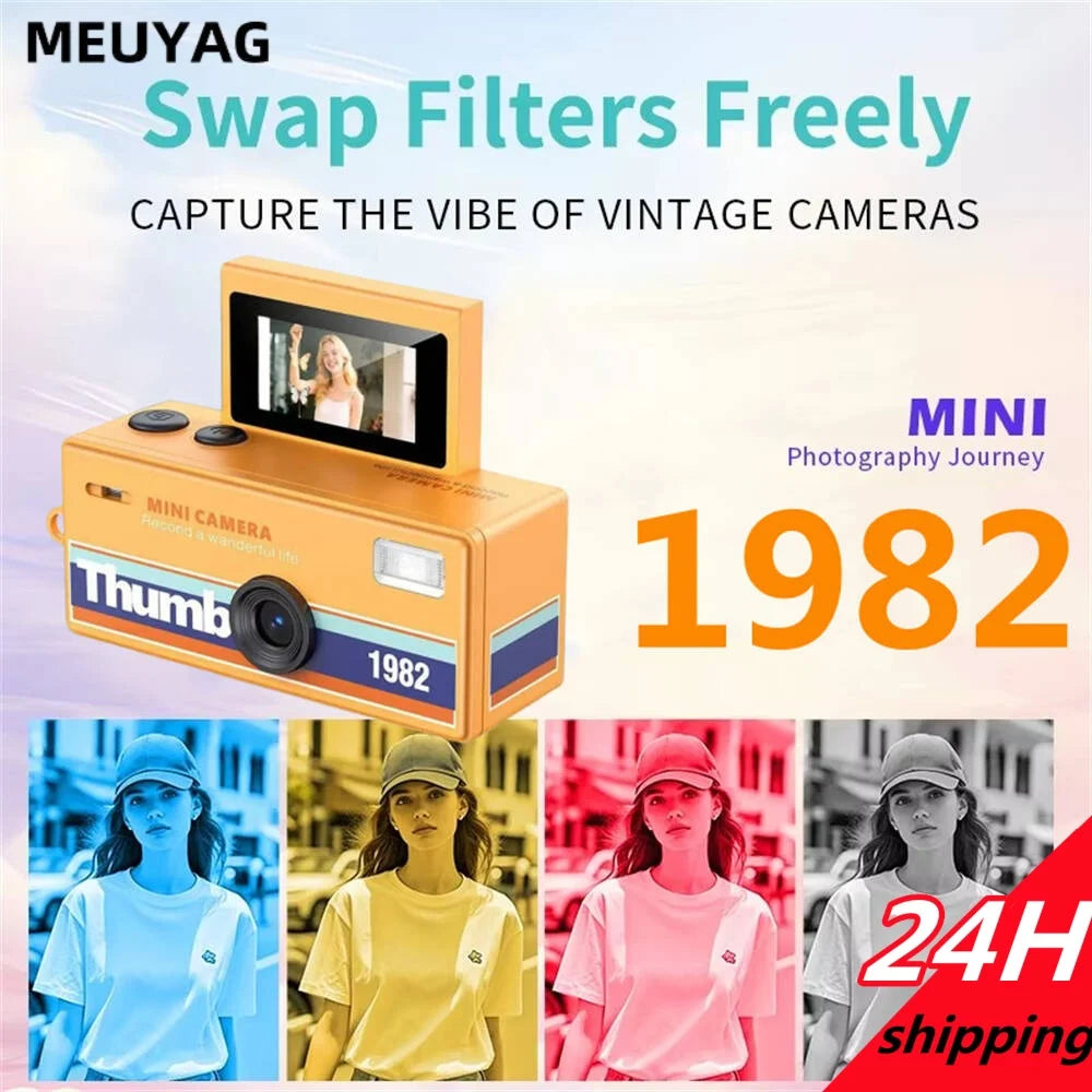 Mini Thumb Camera | Vintage 720P Retro Pocket Camera