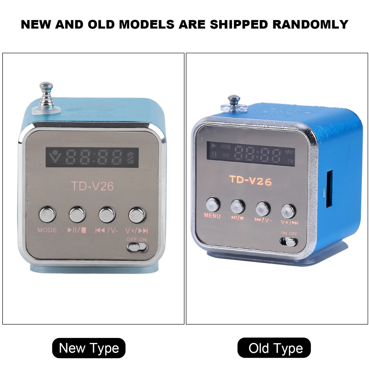 Mini Portable Speaker with FM Radio & TF Card Support