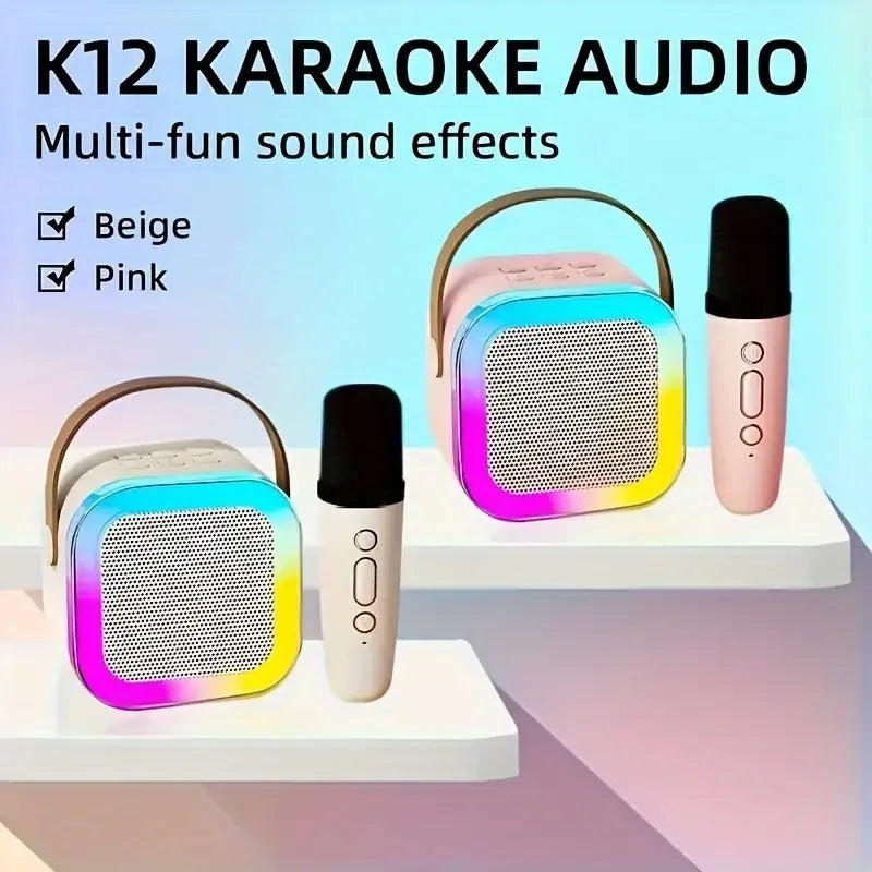 Wireless Mini KTV Karaoke Speaker with Dynamic Lights