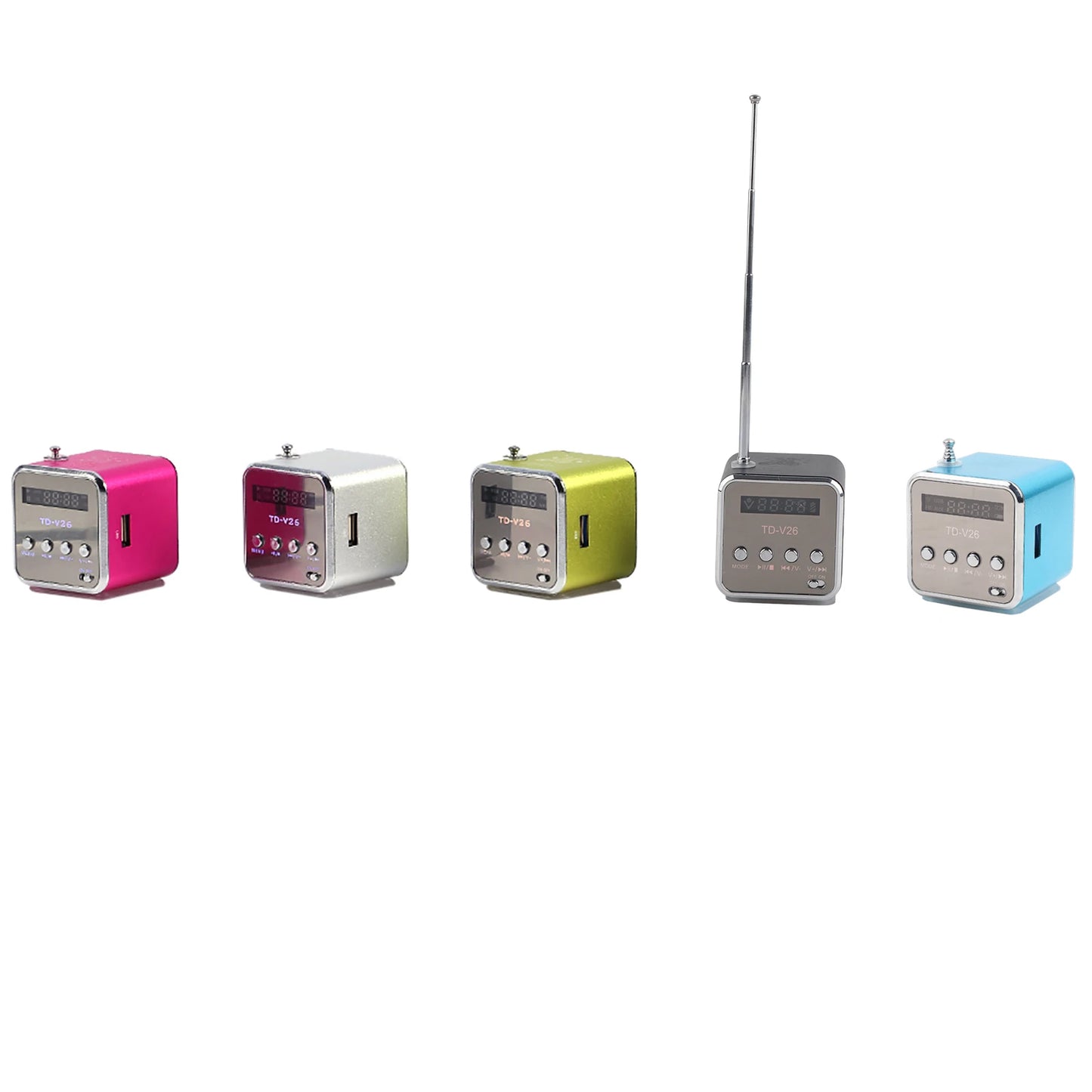 Mini Portable Speaker with FM Radio & TF Card Support